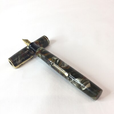 Vintage Waterman Fountain Pen 92V Heart 14K Nib IDEAL Green Vintage Waterman Fountain Pen 92V Heart 14K Nib IDEAL Green