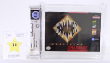 Hammerlock Wrestling Super Nintendo SNES Brand New Factory Sealed WATA 9.0 A