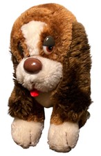Vintage Russ Baxter Sad Bashful Basset Hound Puppy Dog Plush Stuffed Animal 7"