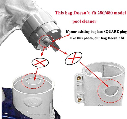 360/380 Pool Cleaner Leaf Bag 9-100-1012 For Polaris 360, 380 Pool Cleaners - Picture 3 of 4
