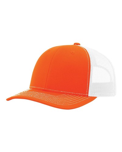 Richardson 112 Trucker Kugelkappe Netz Mütze Druckknopflasche 2-farbig/einfarbig leere Kappe - Bild 68 von 90