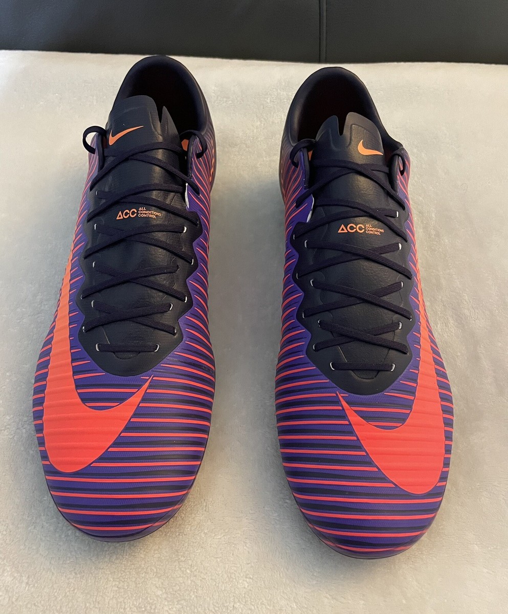 NIKE MERCURIAL VAPOR ACC FG SOCCER CLEATS SIZE 12 USA MEXICO