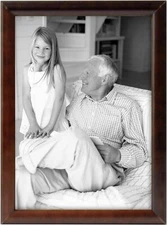 MCS Bullnose Tabletop 5x7 Picture Frame Walnut (Same Shipping Any Qty)