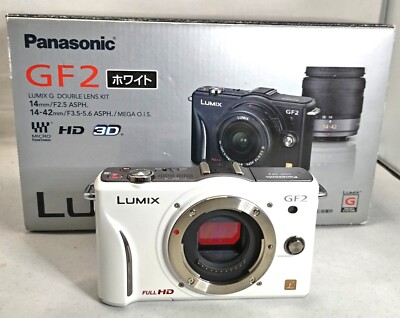 Panasonic LUMIX GF2 ホワイト DOUBLE LENS KIT Panasonic LUMIX GF2 ホワイト DOUBLE LENS KIT