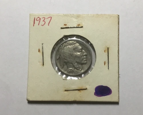 1937 Buffalo Nickel   Free Shipping !!!