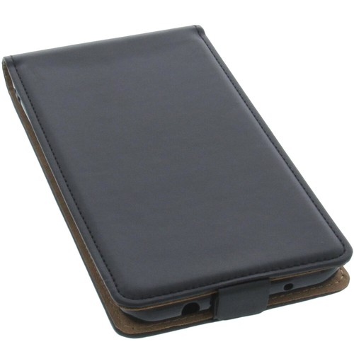 Custodia per Nokia 3.2 Custodia Cellulare Modello Flip Custodia Nera - Foto 2 di 5