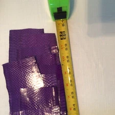Genuine Snake Skin,COMMON GARTER SNAKE purple Leather, purple Skin Real Leather