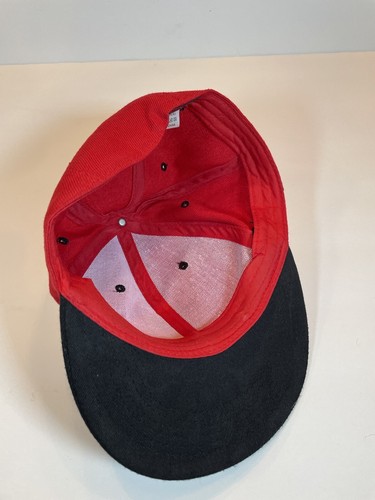 Vintage Size 7 Chicago Bulls Windy City Red Baseball Hat - Picture 4 of 6