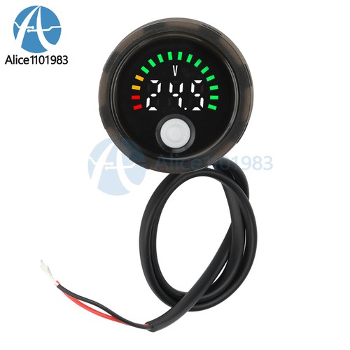 DC7-100V Voltímetro Impermeable LED Digital Voltaje Indicador de Potencia + Antirreversa - Imagen 15 de 28