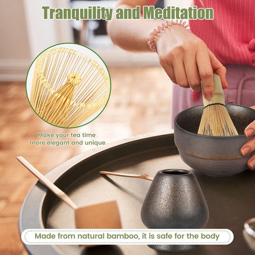 5 Pcs Matcha Set Practical Matcha Whisk Set Includes Matcha Bowl with Leko+ - Picture 6 of 27