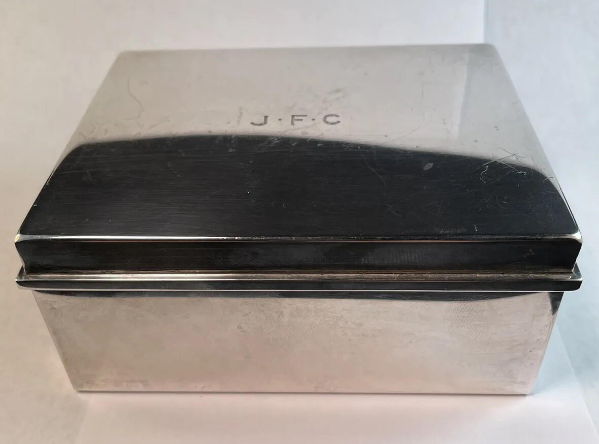 ※sweets master※Tiffany & Co. Tiffany Sterling Silver Trinket Cigarette Box Mid Century