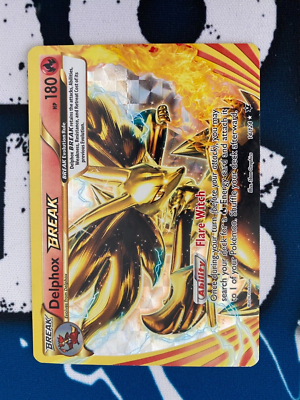 delphox break pokemon card price FATES COLLIDE Set 14/124 XY Ultra Rare Holo Near Mint The Legendary Pokémon Zygarde arrives in many different Forms to bring order Pokemon Fates Collide Delphox BREAK