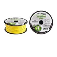 Install Bay by Metra PWYL18500 Yellow 18 Gauge 500ft Stranded Primary Wire Cable