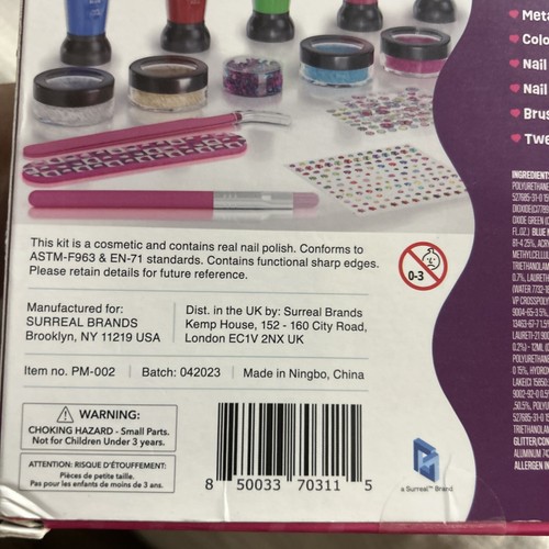 Nail Art Studio für Mädchen - Lack Set Kinder Alter 7-12 Jahre -... - Bild 10 von 22