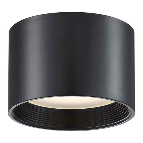 Access Lighting Reel 30-Watt 8 in. Black Integrated LED Flush Mount - 第 1/3 張圖片