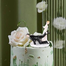 Hochzeitstorte Topper Ornament Paar Statue für Zeremonie Jubiläum