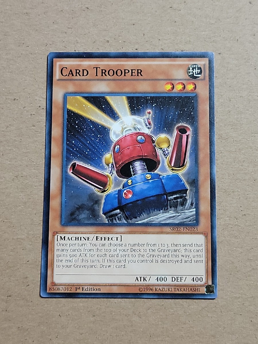 card trooper yugioh Card Trooper - SR02-EN023 - 1st Edition