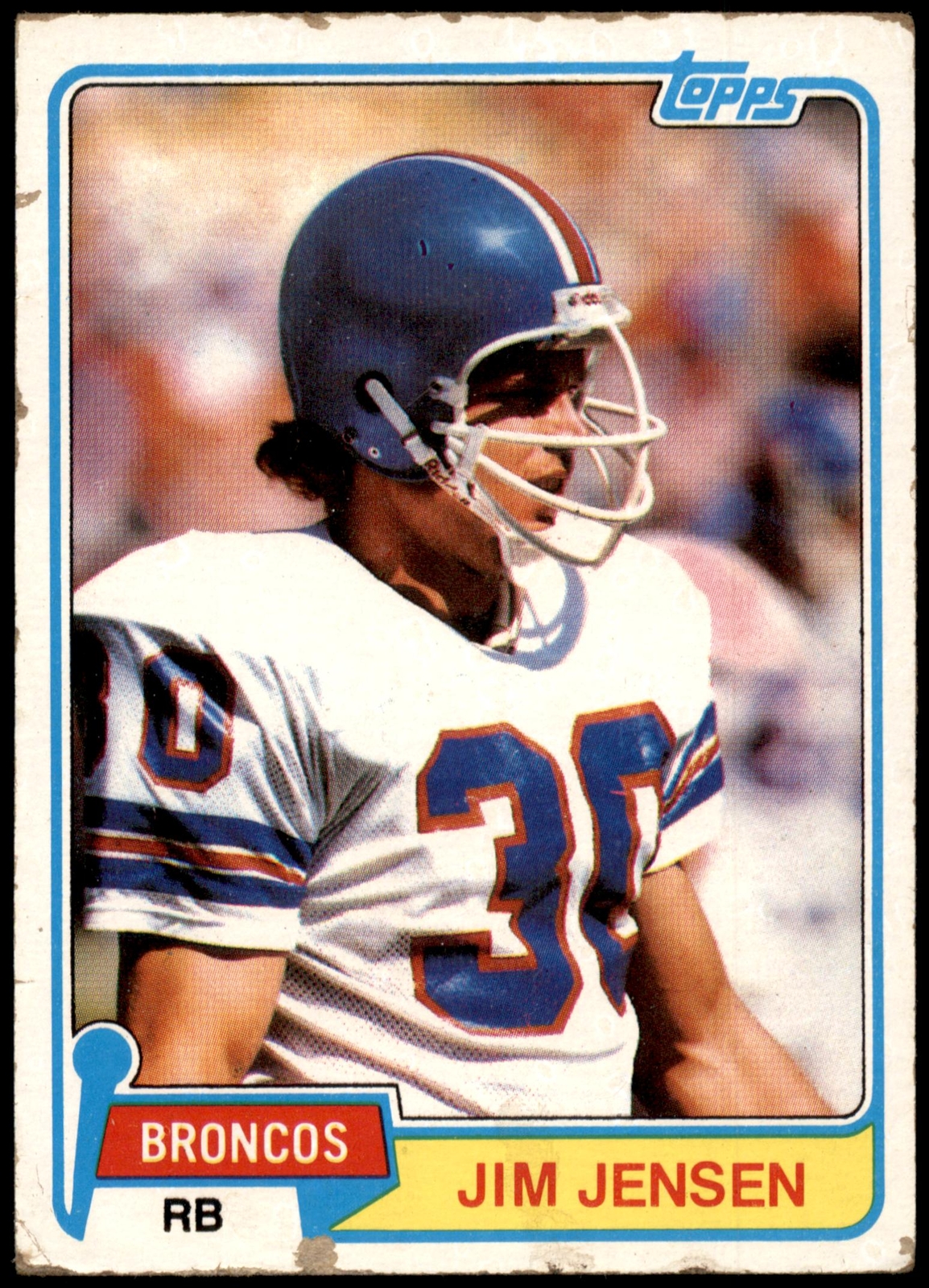 Jim Jensen #348 1981 Topps