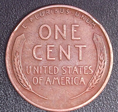 1938 No Mint Mark Wheat Penny Error #0125 See Pictures Doubled-Die
