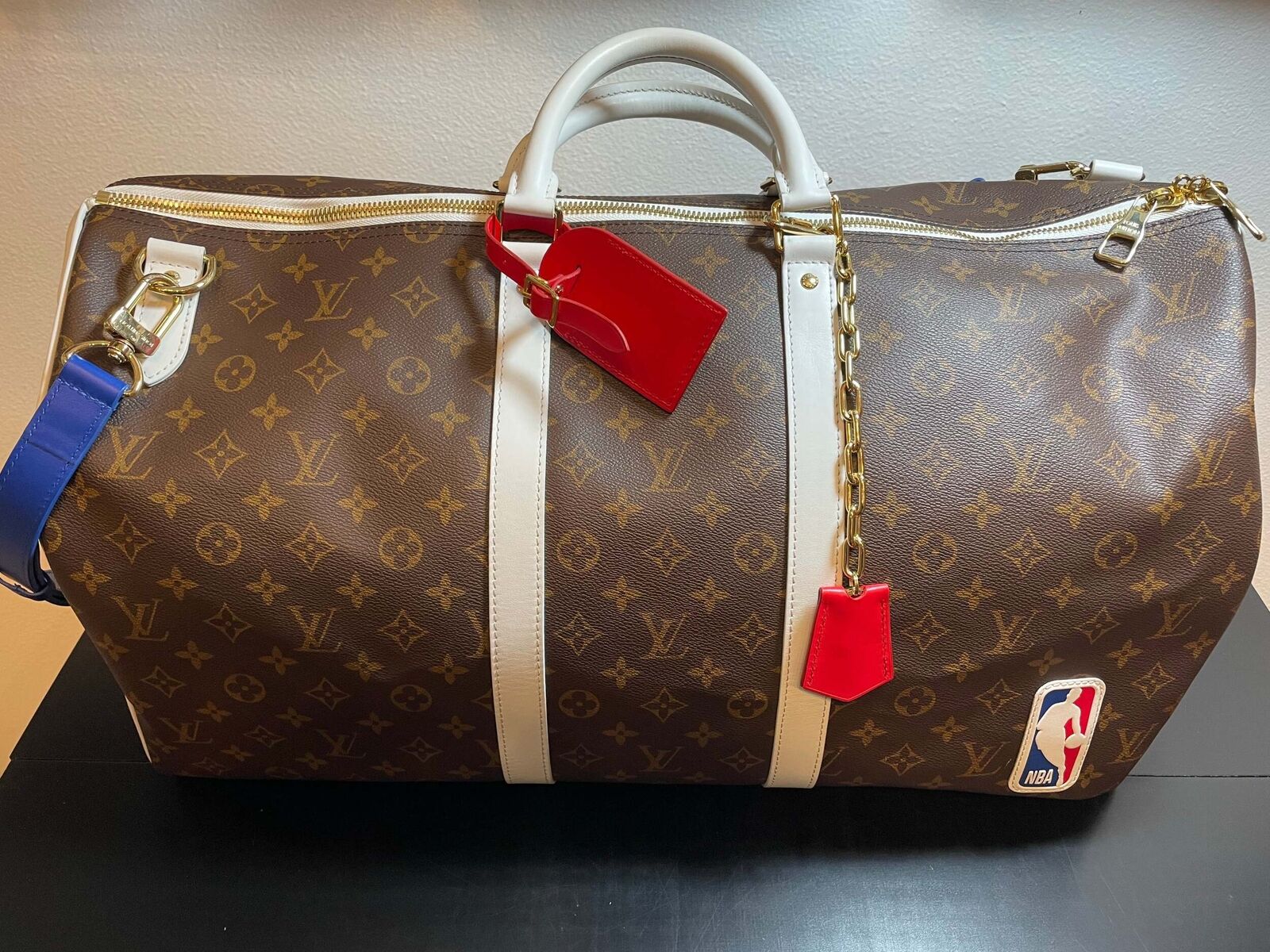 Louis Vuitton x NBA Monogram Canvas Basketball Keepall 55 Bag Louis Vuitton  | The Luxury Closet