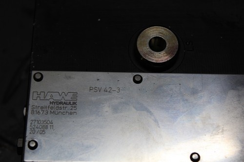 Wegeventil Ventil Wege Block Hydraulik Ventil HAWE PSV 42 3 hydraulic NEU New - Bild 4 von 4