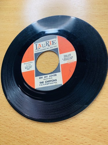 The Chiffons - He's So Fine & Oh My Lover 45rpm LAURIE RECORDS - Picture 6 of 6