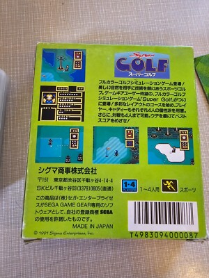 SUPER GOLF Game Gear Sega Boxed US SELLER | eBay