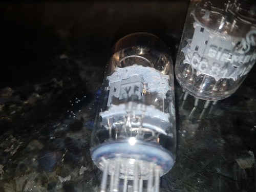 Siemens & Halske ECC81 1960er Nos Neu im Karton 12AT7 E81CC NEU! Set 2 Stck. + - Bild 2 von 3