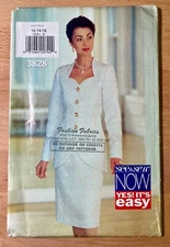 Very Easy 3828 See&Sew Vintage 1994 Sewing Pattern Misses Top and Skirt - 12-16