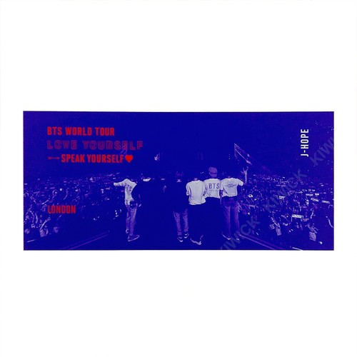 BTS WORLD TOUR Speak Yourself London offizielles V J-Hope Foto Lesezeichen + StoreGift - Bild 10 von 10