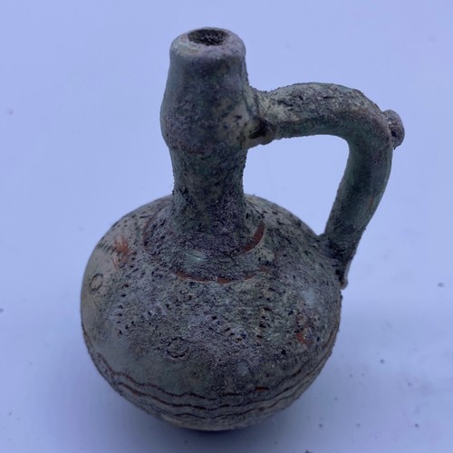 Very rare ancient greek twin handled terracotta amphora vessel - 第 11/11 張圖片