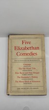 five elizabethan comedies a.k. mcilwraith oxford univerity press 1962