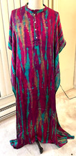 Kaftan Tie Green Burgundy Women's Men's Unisex New Poly/Silk Light Weight Pool