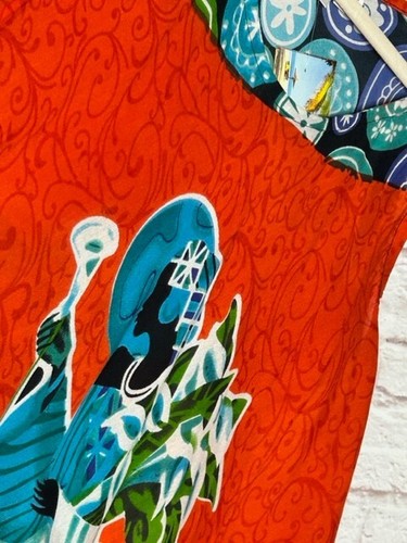 Large/XL/1X/2X New White Black Orange Blue African Woman Beach Dress Beach Cover - Picture 7 of 11