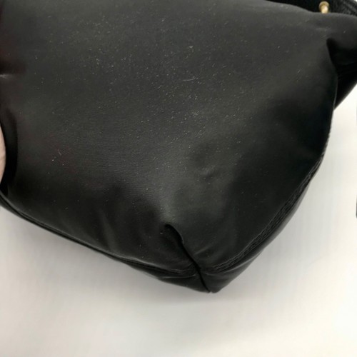 Coach Black Nylon Cargo Shoulder Bag With Interior Vintage Rose Print 3135 - Picture 7 of 11