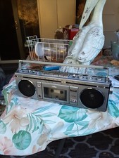 sanyo boombox Model M7650 Sold As Is Not Tested
