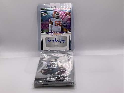 Payton Page Auto #A-PP 1 2025 SAGE Low Series & pack