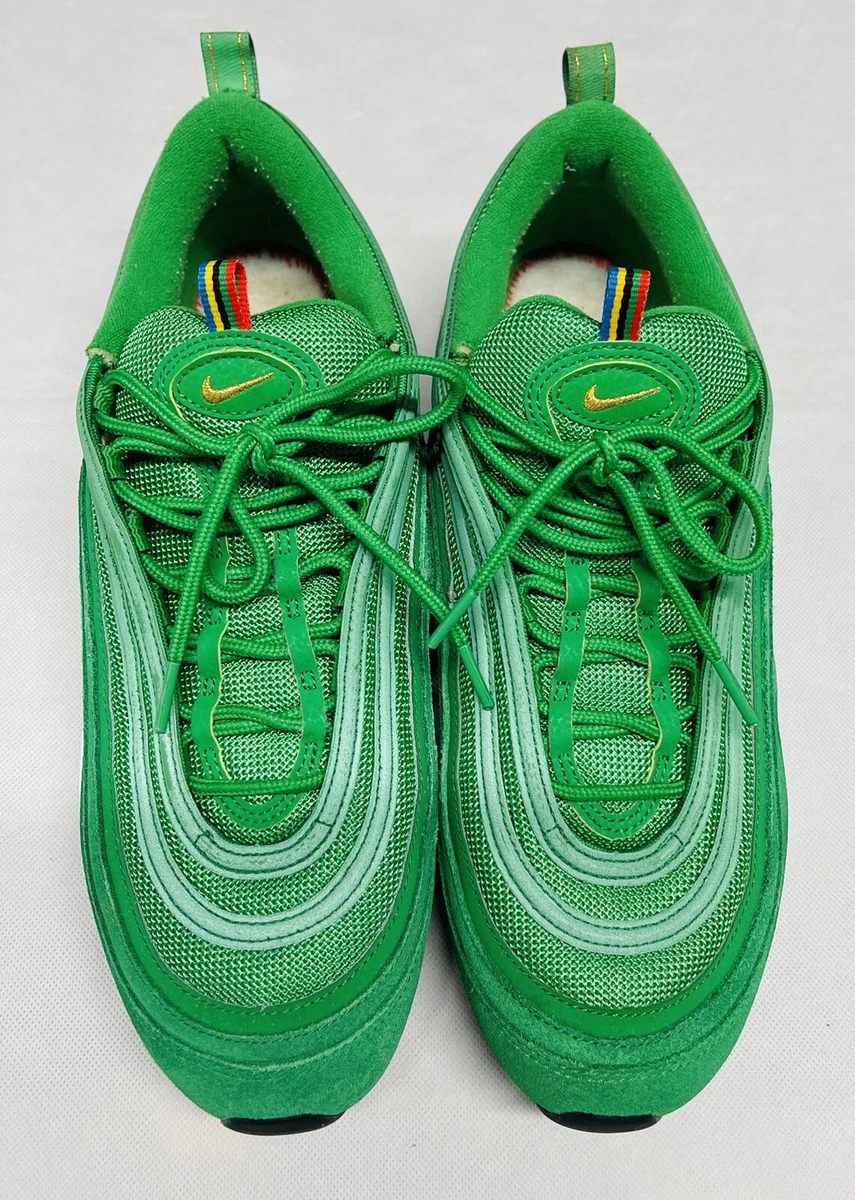 Nike Air Max 97 QS Olympic Rings Lucky Green Men s Size 11