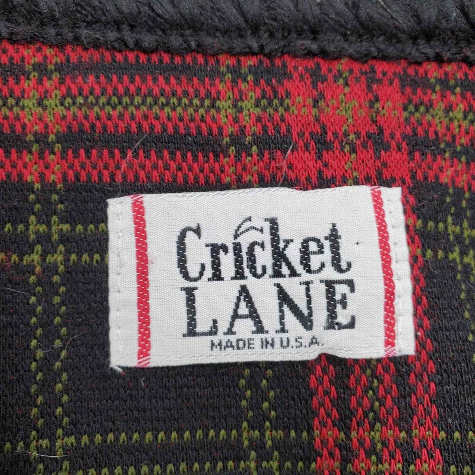 Vintage Cricket Lane Long Sleeve Plaid Made In The US… Gem