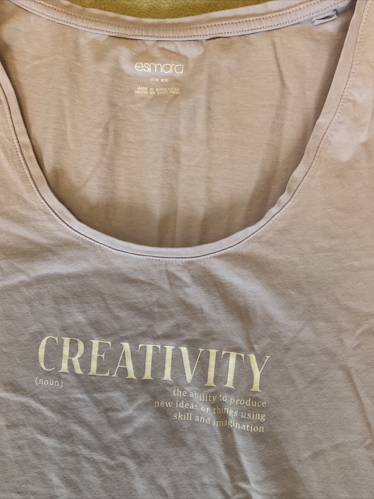 Creativity Definition nightshirt medium Esmara ar… - image 3