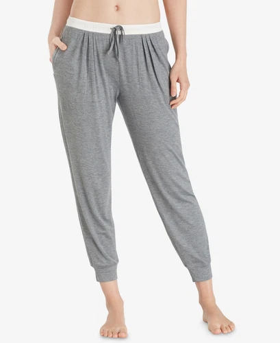 Layla Damen Cropped Jogginghose mit Kordelzug Large - Bild 1 von 1