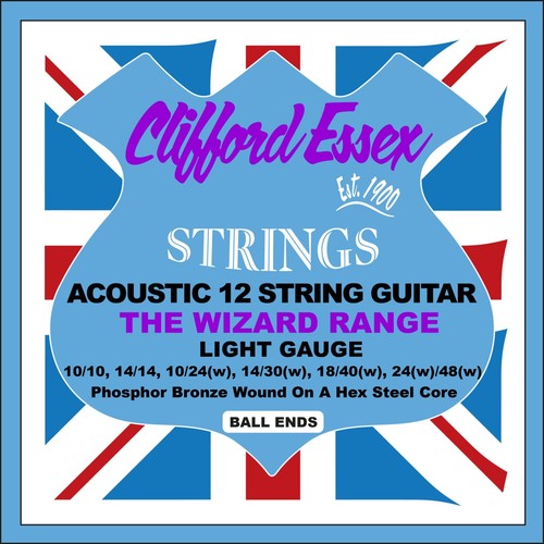 CUERDAS DE GUITARRA CLIFFORD ESSEX DE 12 CUERDAS. JUEGOS ACÚSTICOS Y ELÉCTRICOS - Imagen 3 de 10