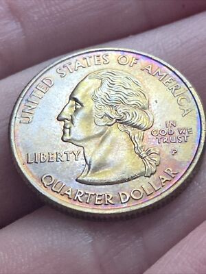 2007 P Utah State Quarter Actual Coin Remarkable Eye
