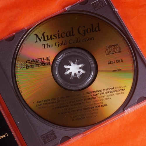 Various - Musical Gold CD Music Album. Compilation Musicals Show Tunes. Gold CD - Picture 3 of 5