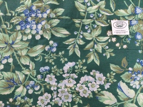 Laura Ashley Bramble Berry Fenstervorhang Volant - Floral grün blau 84”x18”