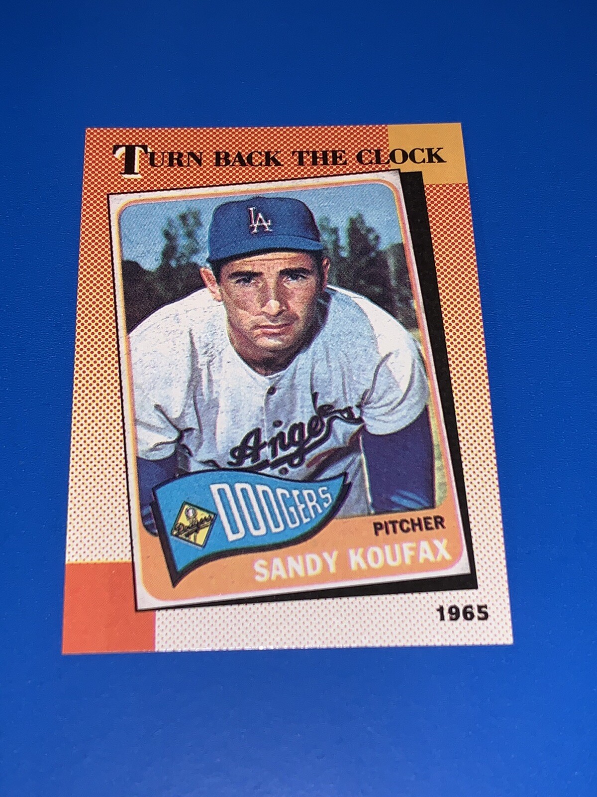 1990 Topps Turn Back The Clock Sandy Koufax Baseball Card #665 Set Break  NM-MINT | eBay