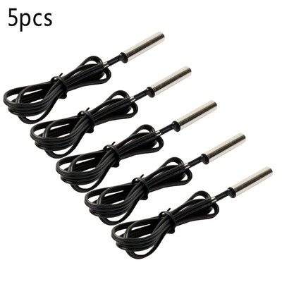 5x 1%3435 10K Ohm Thermistor Temperature Sensor Cylinder Probe Inverters Kit