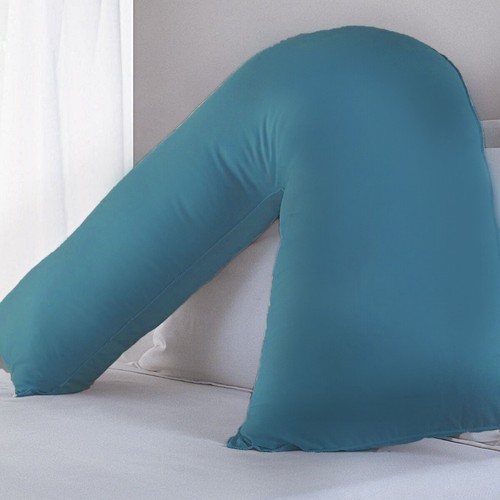 V Shaped Pillow and Case Cover Orthopedic V-Neck Nursing Pregnancy Baby Support - Picture 17 of 18