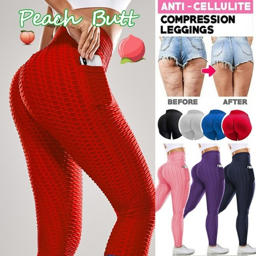 Women Anti-Cellulite Push Up Yoga Pants 