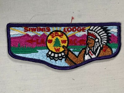 Siwinis OA Lodge 252 purple cb S8 Flap Boy Scout Patch